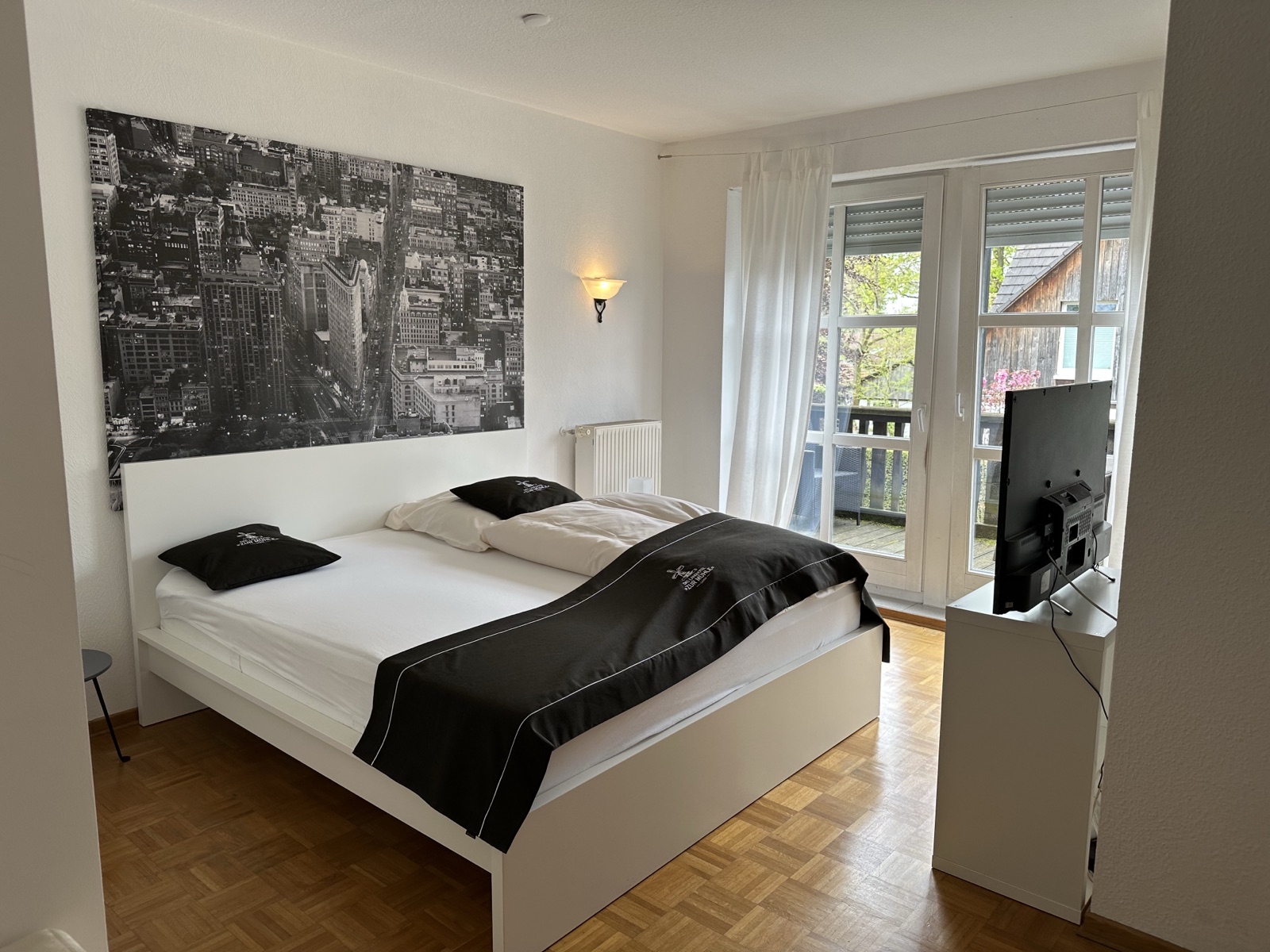 Schlafbereich in Zimmer 6